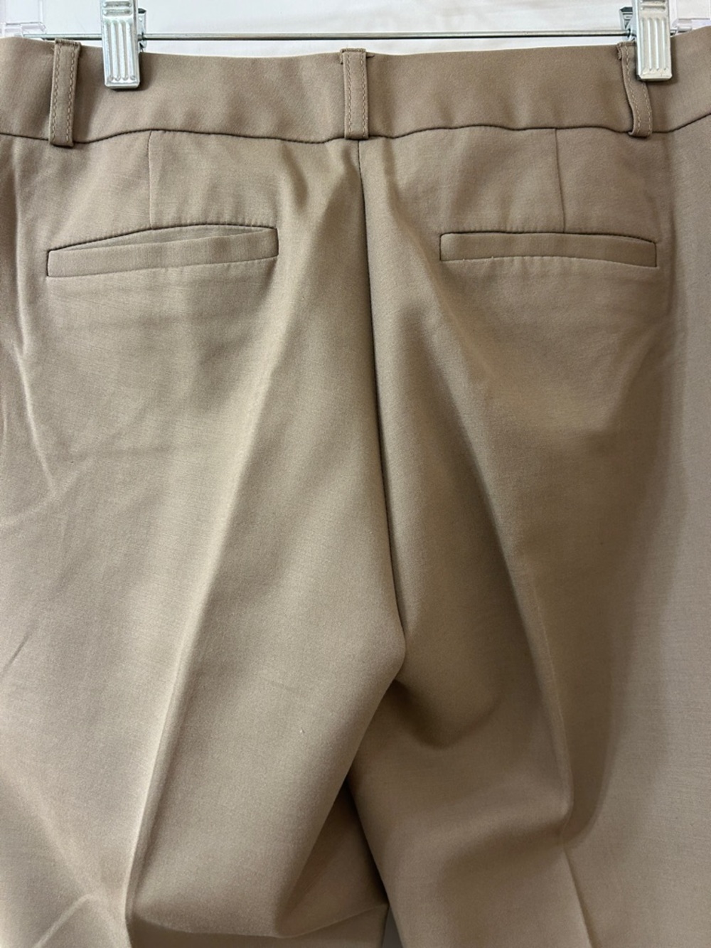 Tailored Women’s Dress Pants in Khaki Brown - Picture 3 of 4